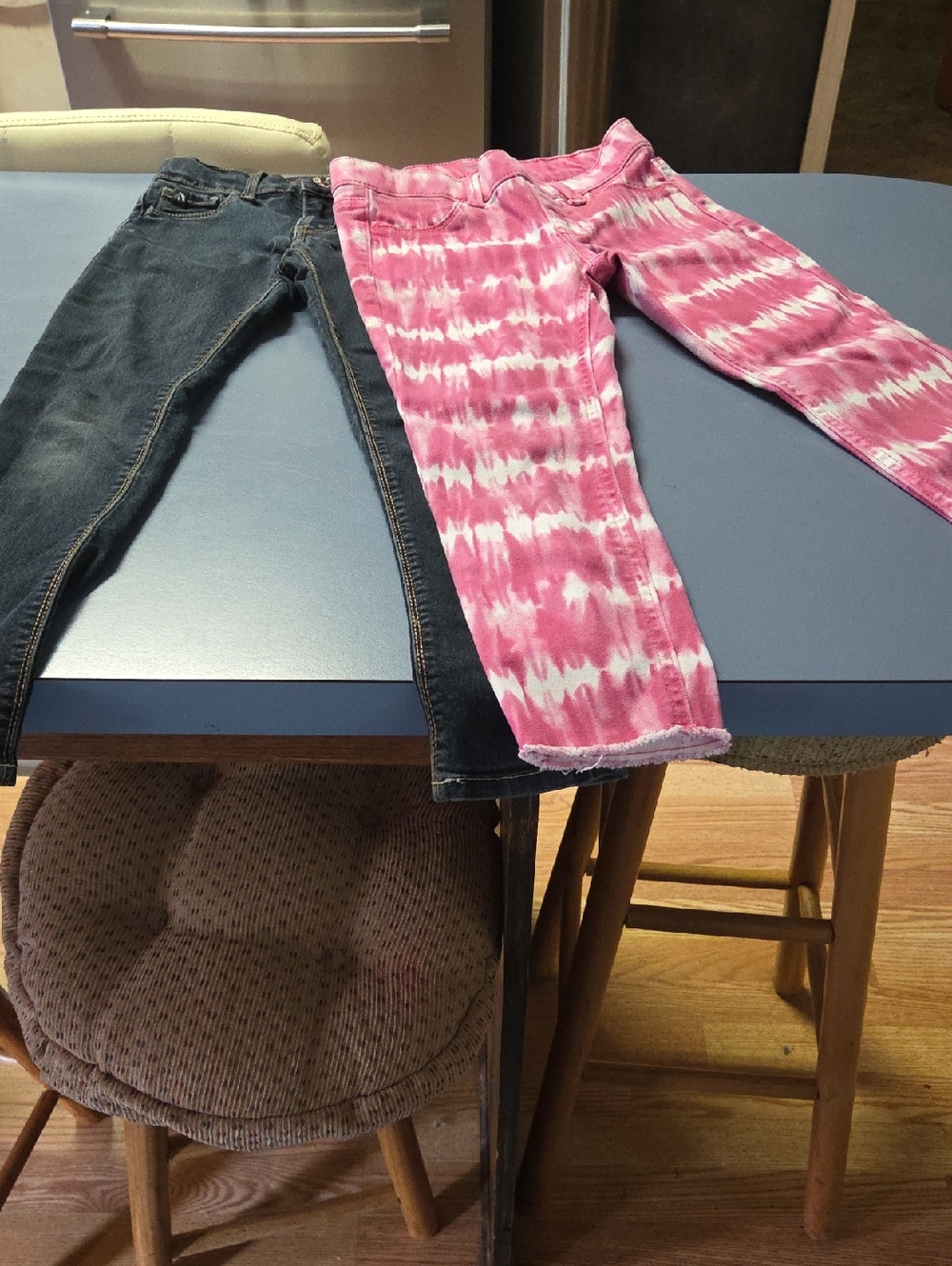 Two Pairs Of Girls Jeans